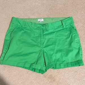 Crown & Ivy Bright Green Women's Shorts